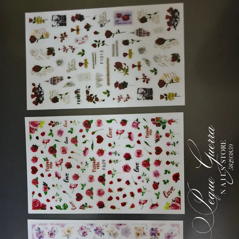 Sticker 3d flores