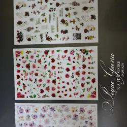 Sticker 3d flores