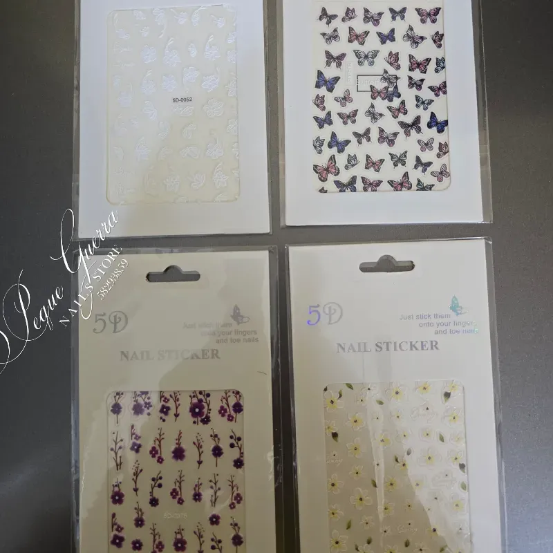 Sticker 5D flores 