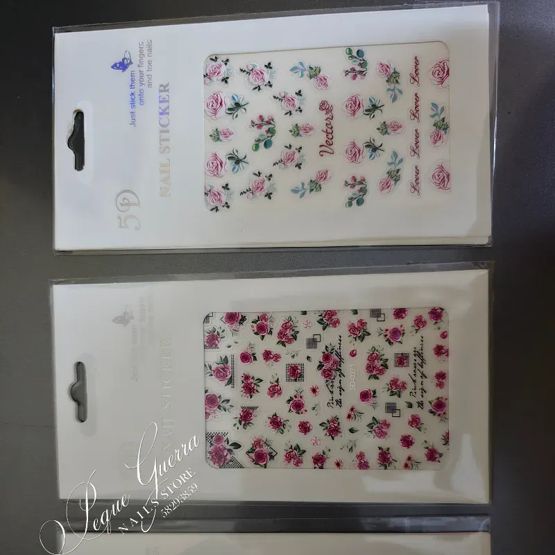 Sticker 5D rosas