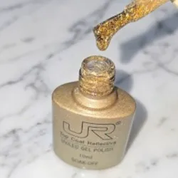 Top coat reflectivo dorado 10ml