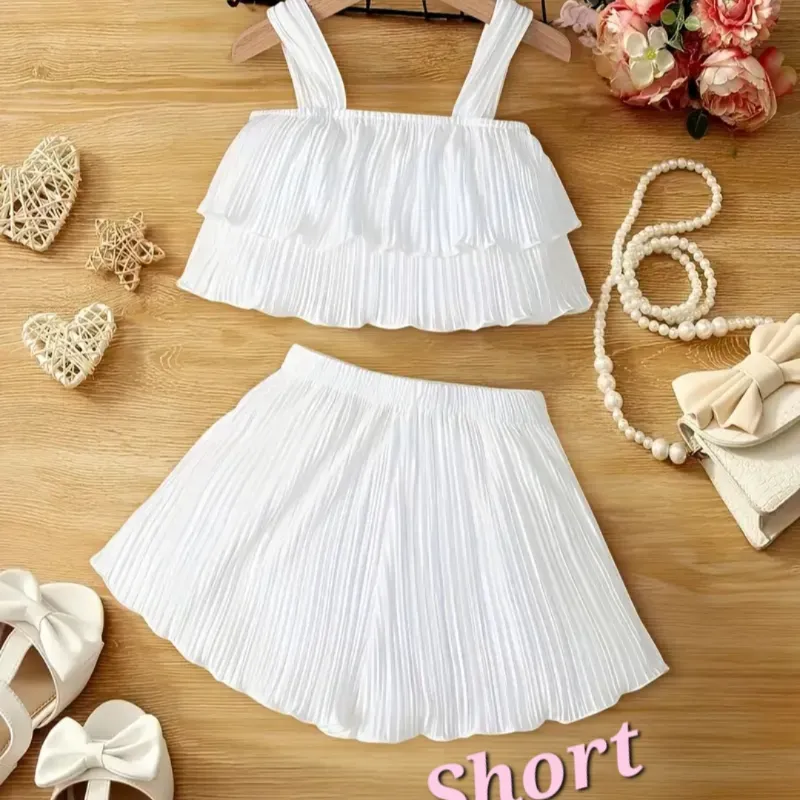 Blusa y short blanco