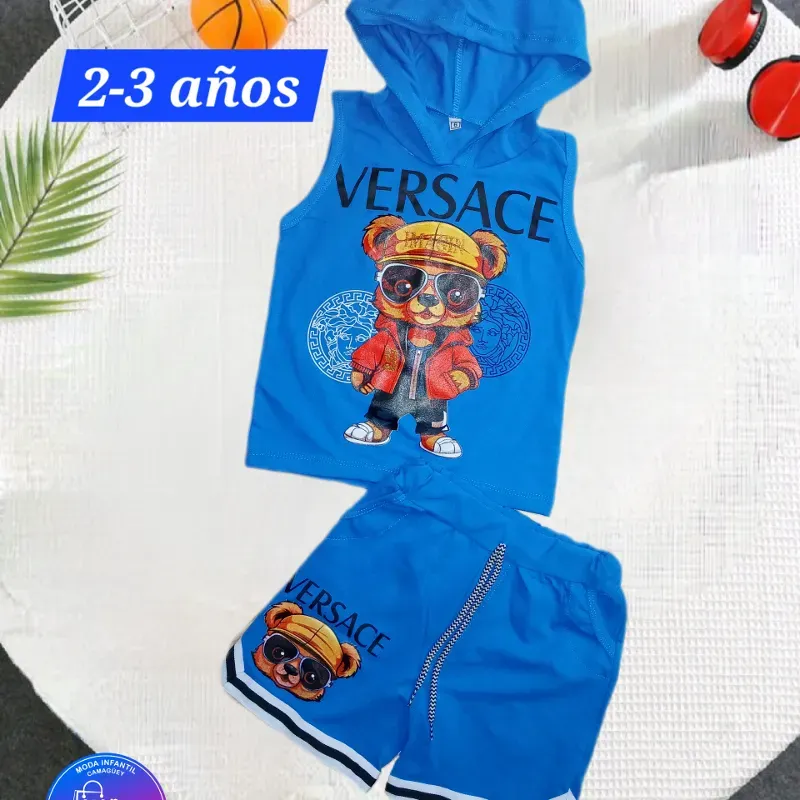Camiseta y short azul