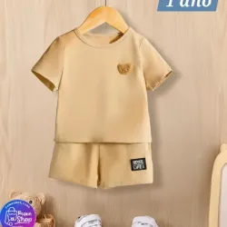 Conjunto cremita con oso pequeño 