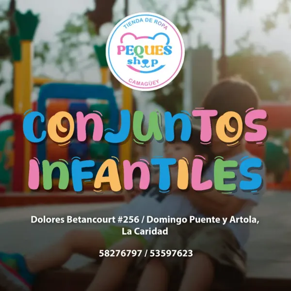 🧸Venta de Conjuntos Infantiles en Camagüey🧸 
📞 53597623
📞 58276797