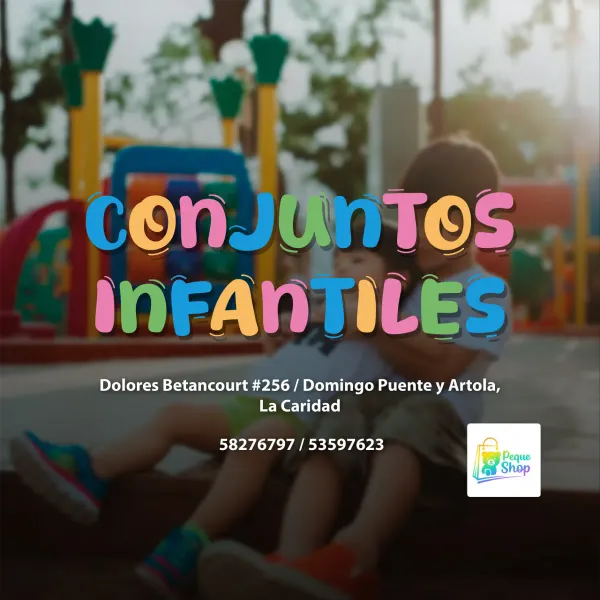 🧸Venta de Conjuntos Infantiles en Camagüey🧸 
📞 53597623
📞 58276797