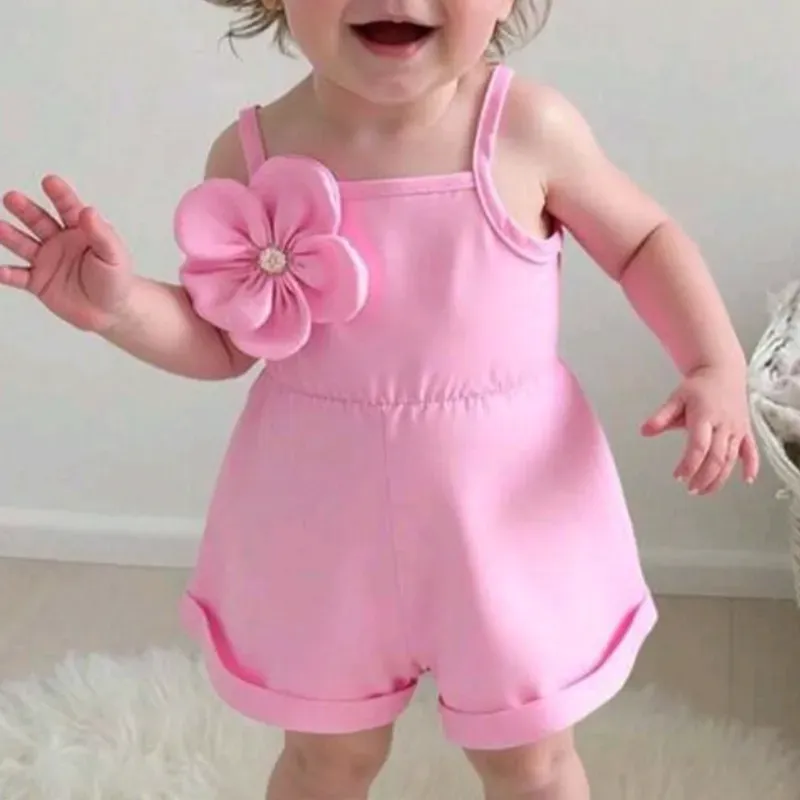 Mono rosado con flor