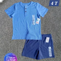 Pullover azul y short 