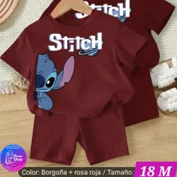 Pullover rojo vino y licra