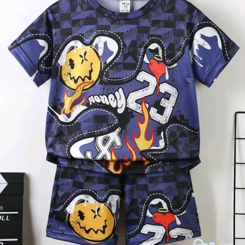 Pullover y short morado