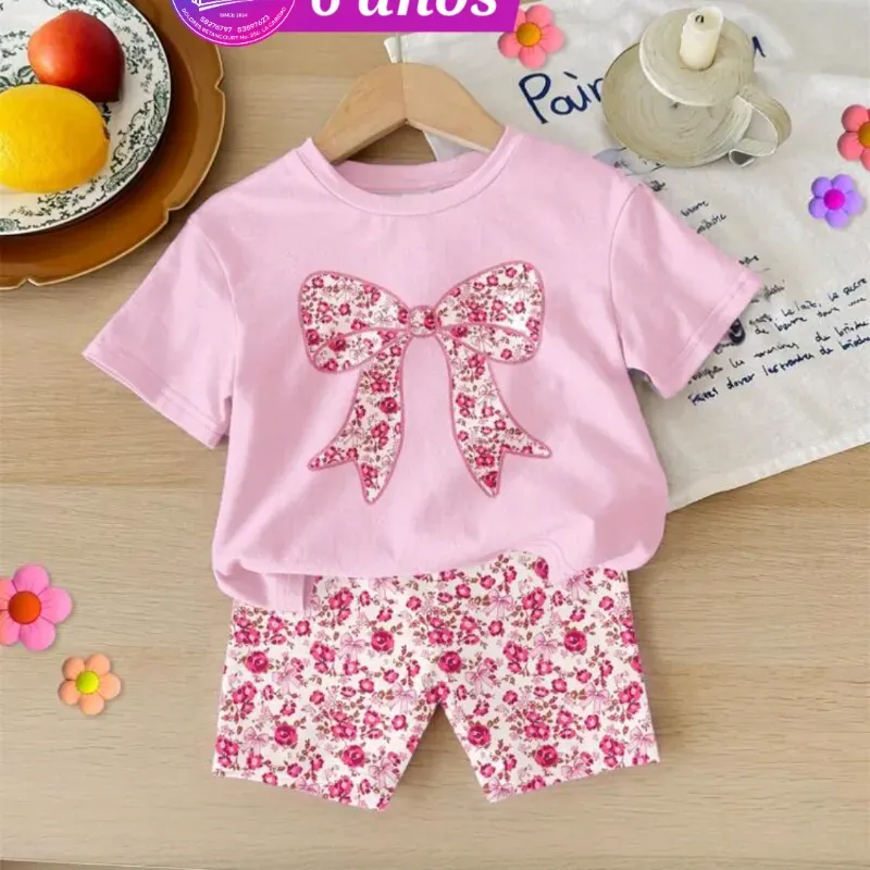 Pullover y short rosado