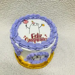 Pastel con imagen comestible 