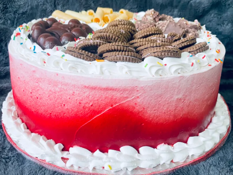 Pastel de 28 cm de diámetro 