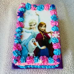 Pastel recatngular de 23x30 imagen comestible