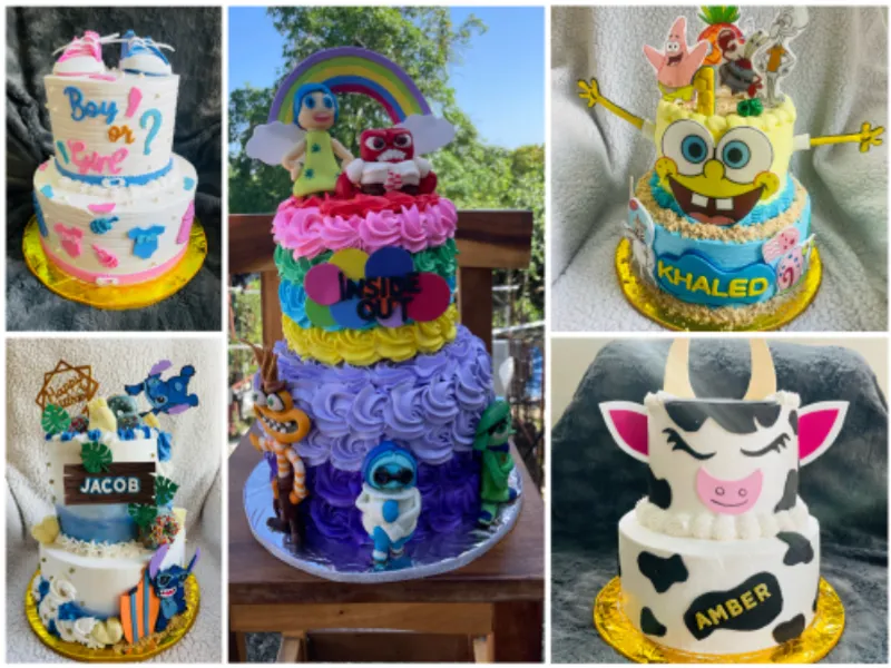 Pasteles de 2 pisos 