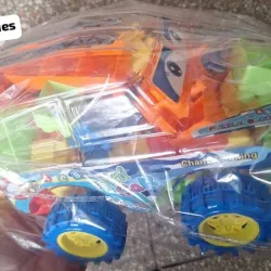 Carro con legos o bloques