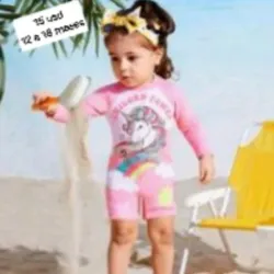 Trusa para niña de mangas largas
