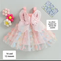 Vestido de mariposas