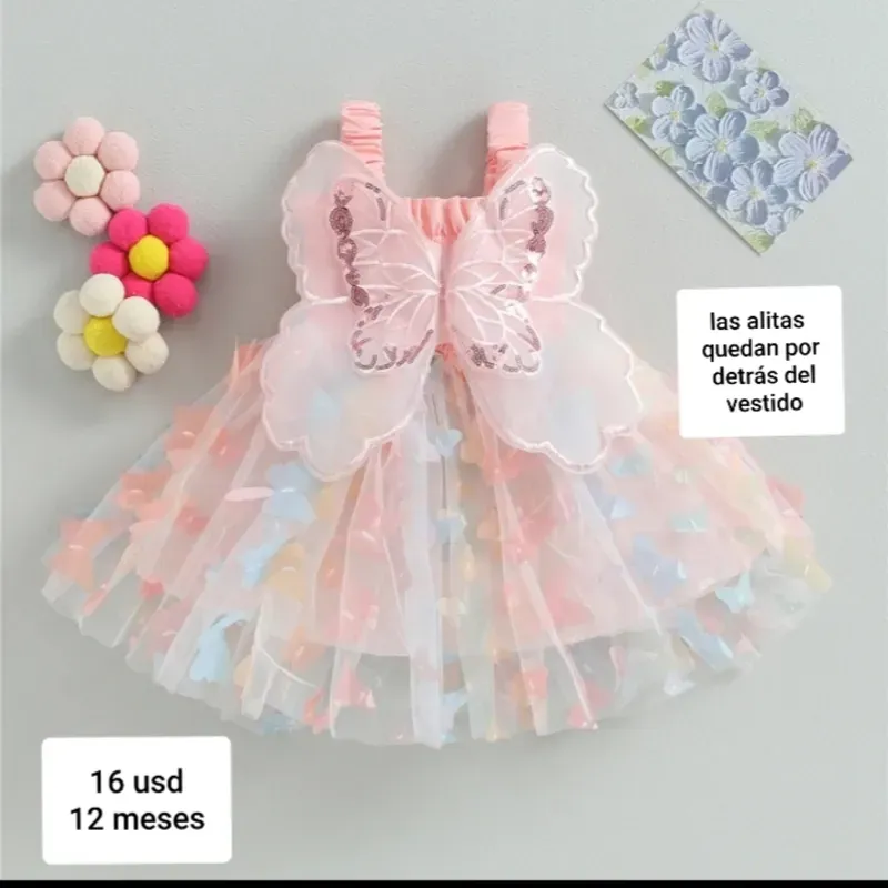 Vestido de mariposas