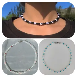 Collares de cuentas de 6mm y cuentas varias
