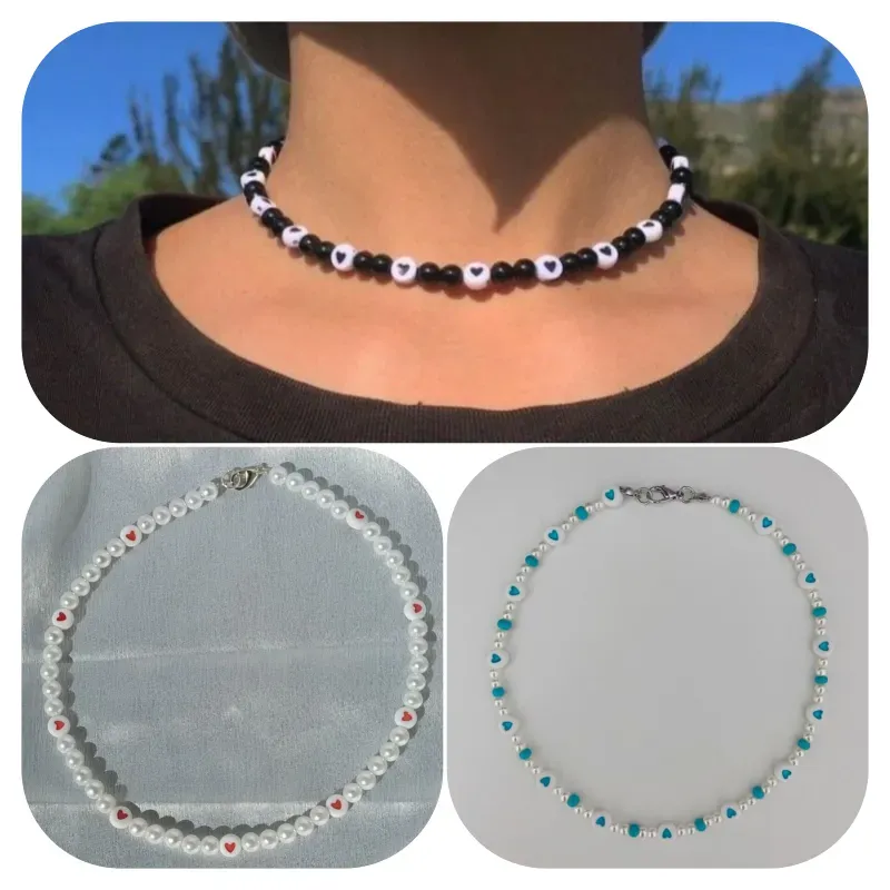 Collares de cuentas de 6mm y cuentas varias