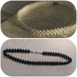 Gargantillas  con cuentas de 4 mm