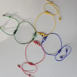 Pulsera sencilla con ojo turco 