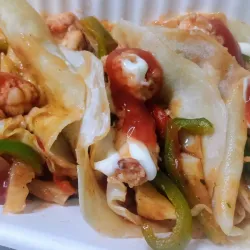 Tacos de camarón