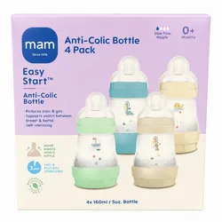 Caja de 4 biberones anti colic bottle man 5oz