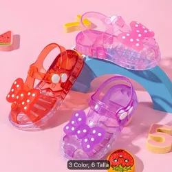Chancletas plásticas de niña