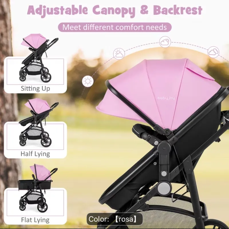 Coche de Bebe convertible 2 en 1
