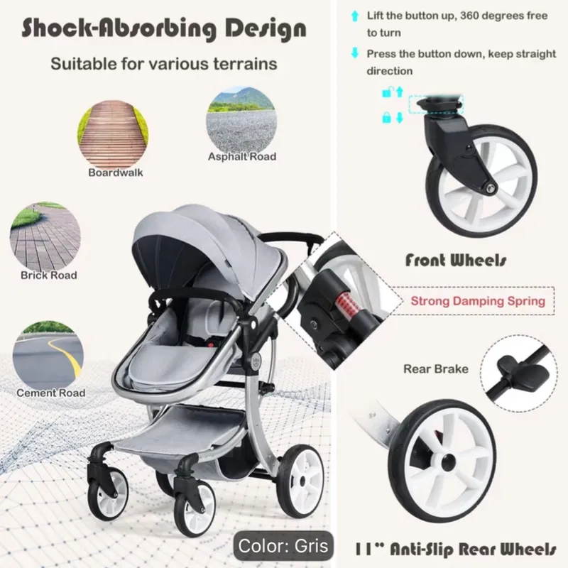 Coche de Bebe dos en uno
