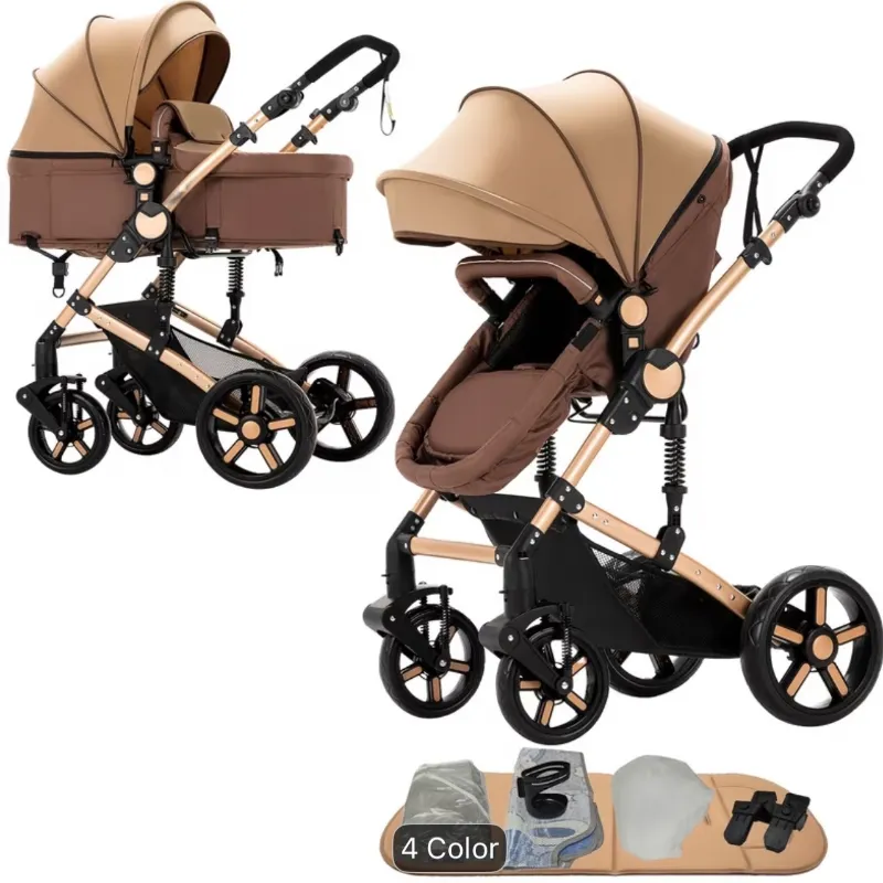 Coche de bebe cuatro colores
