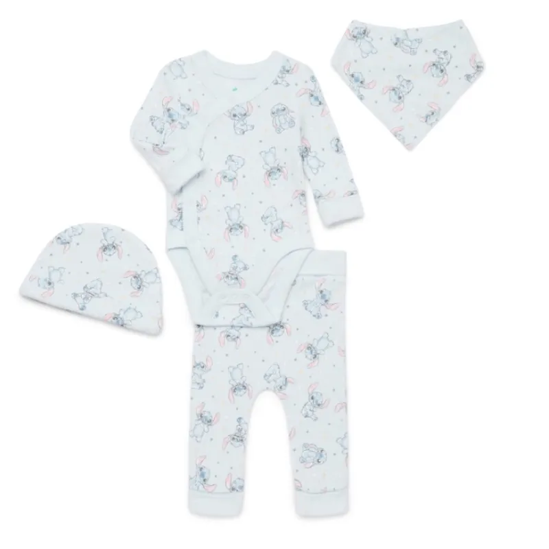 Conjunto de cuatro piezas de recién nacidos niño