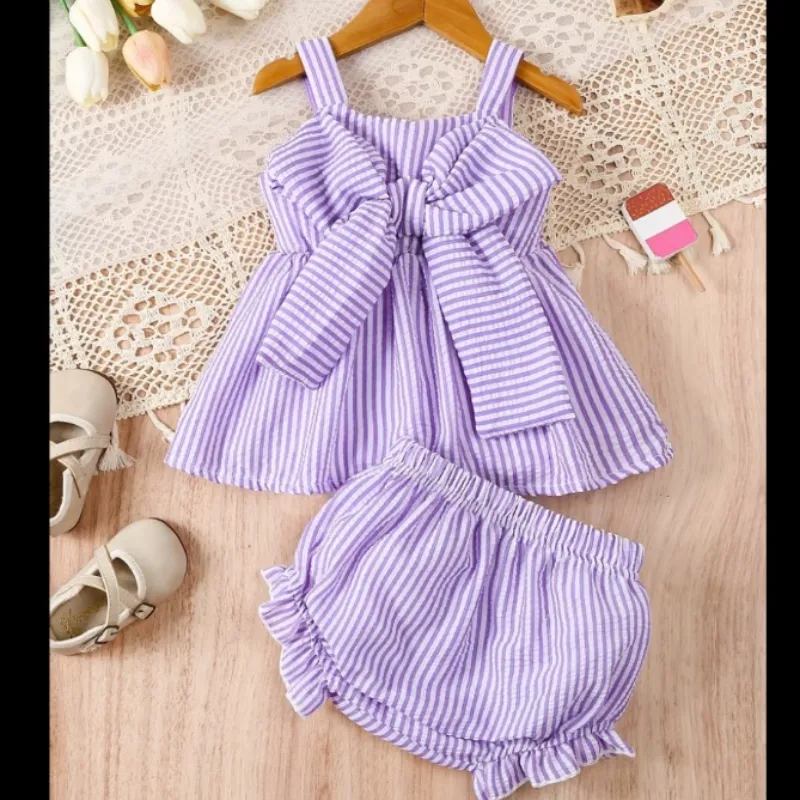 Conjunto de niña de bata con Blúmer