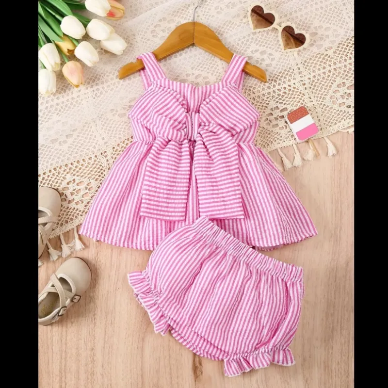 Conjunto de niña de bata con Blúmer