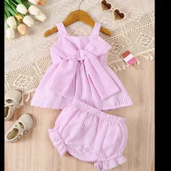 Conjunto de niña de bata con Blúmer