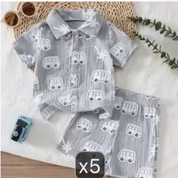 Conjunto de Short y camisa de niño