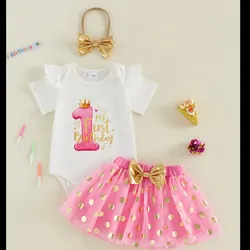 Conjunto de traje de cumpleaños para niña