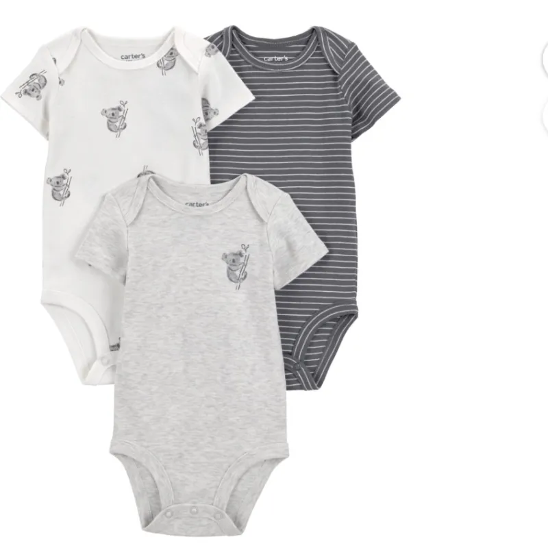 Conjunto de tres monitos para niños recién nacidos