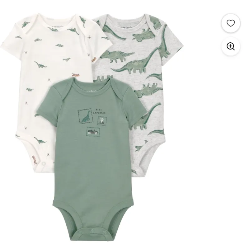 Conjunto de tres monitos para niños recién nacidos
