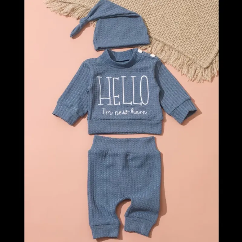 Conjunto de tres piezas de niño( tres colores)