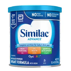 Fórmula leche similac de 0-12 meses (12.4 oz)