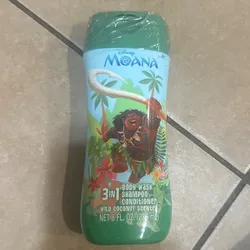 Gel de baño, shampoo, acondicionador tres en uno de Moana