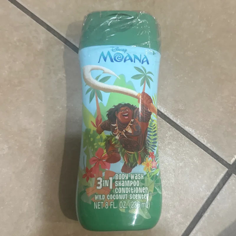 Gel de baño, shampoo, acondicionador tres en uno de Moana