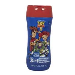 Gel de baño shampoo y acondicionado tres en uno de toy story