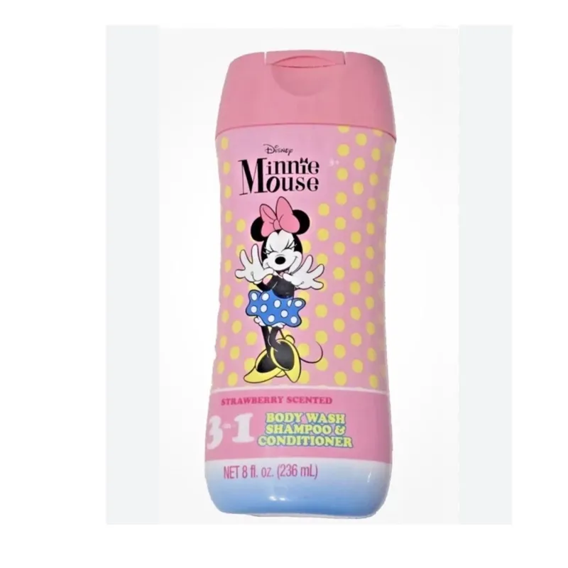 Gel de baño, shampoo y acondicionado, tres en uno demonio mouse