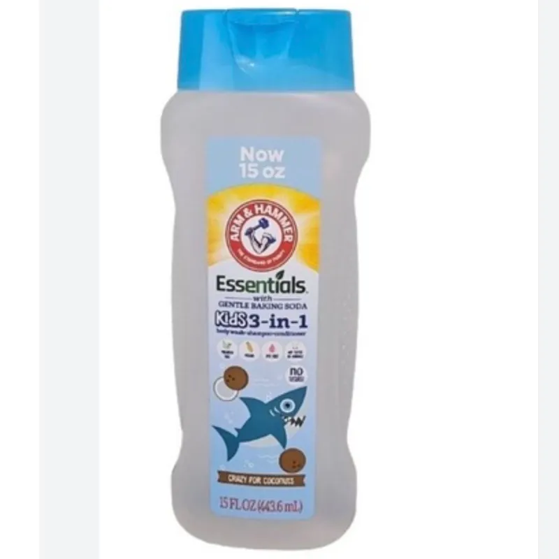 Gel de baño, shampoo y acondicionador 3 en 1 Arm & Hammer Kids