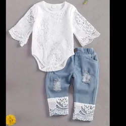 Juego de blusa y pantalón de niña