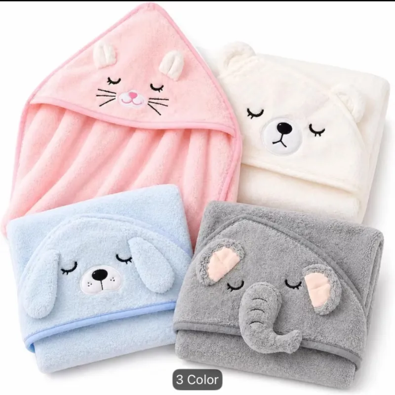 Mantita con gorro para niña y niño